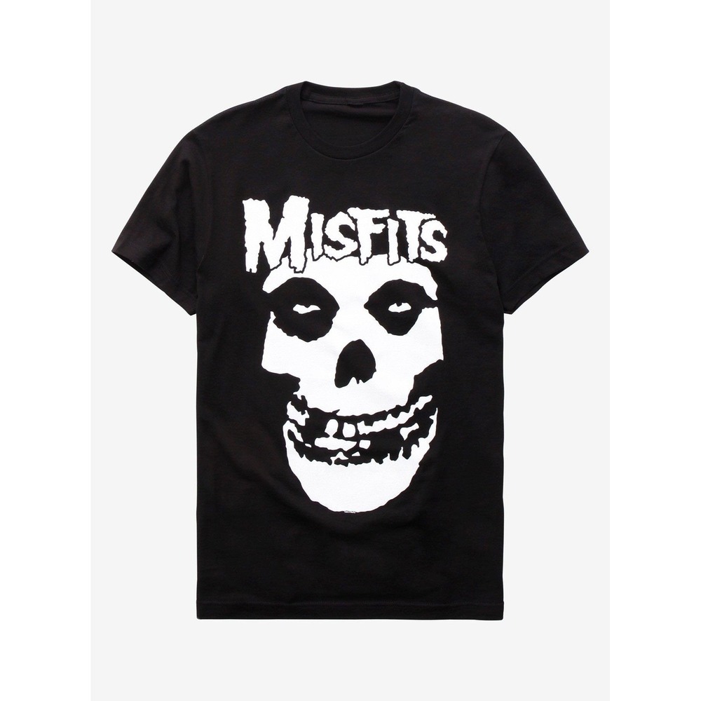 Misfits Crimson Ghost Skull Graphic T-Shirt Mens Medium Black Punk Rock Band Tee